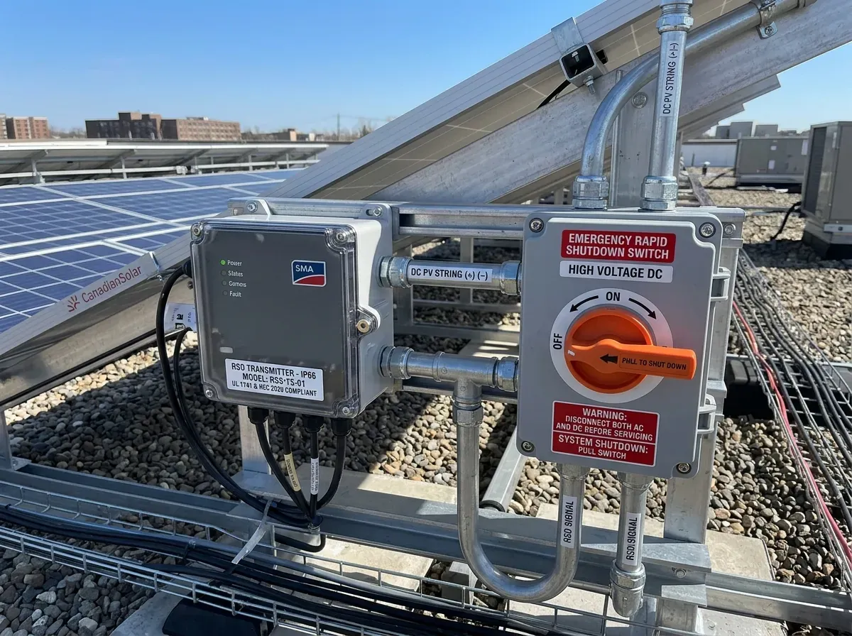 STD.IO Solar Rapid Shutdown Monitoring